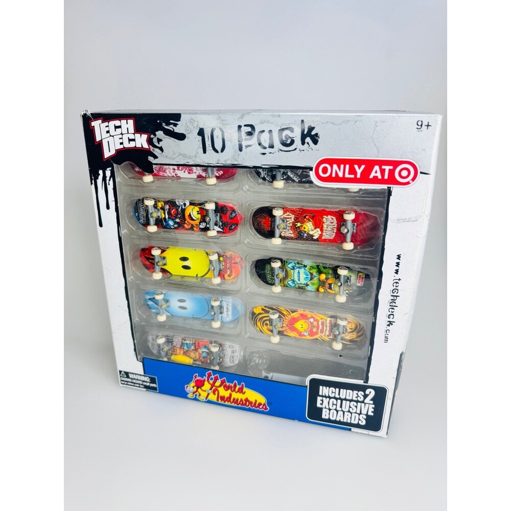 RARE y2k 2000’s Tech Deck World Industries Target excl set pack of 9 -was 10 NIB